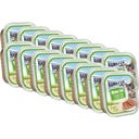 Happy Cat Pâtée Minkas DuoPaté Volaille et Agneau - 16 +16 Gratuit