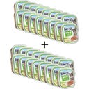 Pâtée Minkas DuoPaté Volaille et Agneau, 16 +16 Gratuit (3,20 kg)