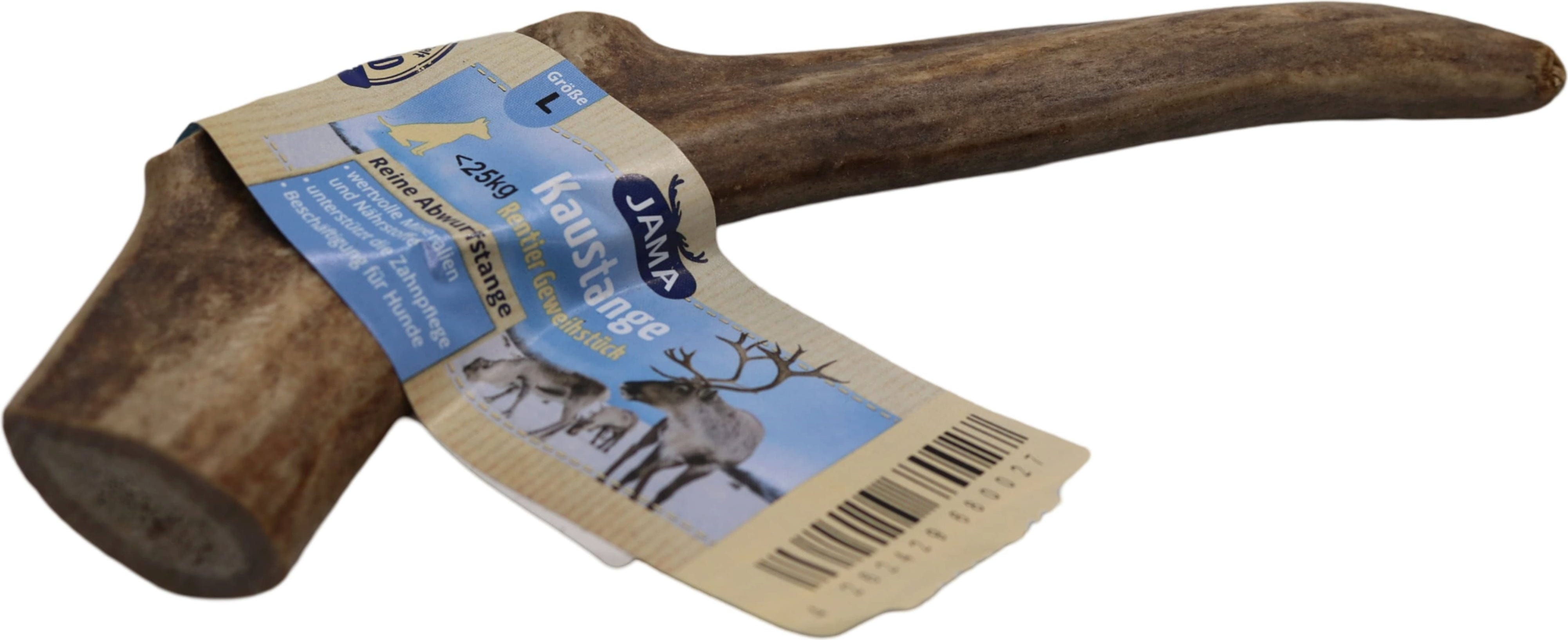 Jama Rentier Geweihstück ganz - L (90-120g)