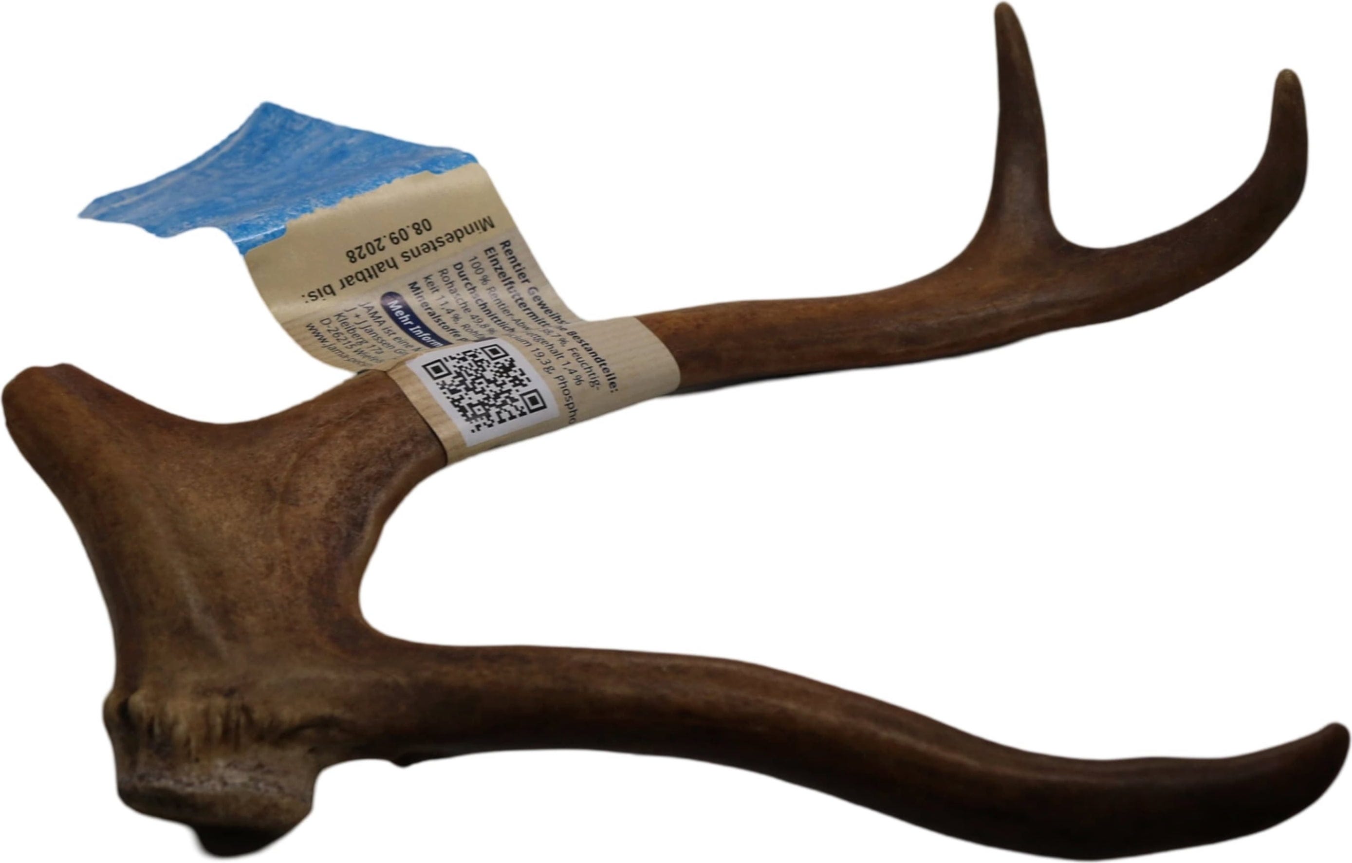 Jama Rentier Geweihstück ganz - XL (120-150g)