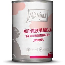 Mjamjam Hirsch, Truthahn und Cranberries - 400 g
