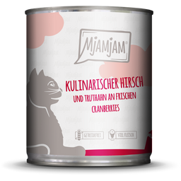 Mjamjam Hirsch, Truthahn und Cranberries - 800 g
