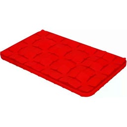 Eat Slow Live Longer Lick Mat Dimensions Flower - Red