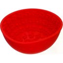 Eat Slow Live Longer Lick Mat Wobble Bowl - Red