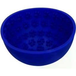 Eat Slow Live Longer Leckmatte Wobble Bowl - Blau
