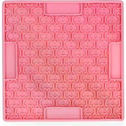 Eat Slow Live Longer Lick Mat Bones - Pink