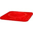 Eat Slow Live Longer Lick Mat Wave - Red