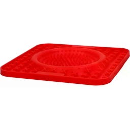 Eat Slow Live Longer Lick Mat Wave - Red