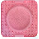 Eat Slow Live Longer Leckmatte Wave - Rosa