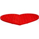 Eat Slow Live Longer Lick Mat Lovely Heart - Red