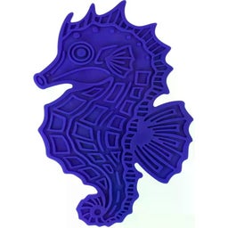 Eat Slow Live Longer Leckmatte Seahorse - Blau