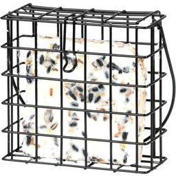 Esschert Design Porta Blocco di Grasso, Nero - 1 pz.