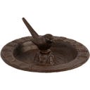 Esschert Design Sundial with Bird Bath - 1 item