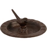 Esschert Design Sundial with Bird Bath