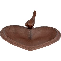 Esschert Design Abbeveratoio per Uccelli - Cuore - 1 pz.