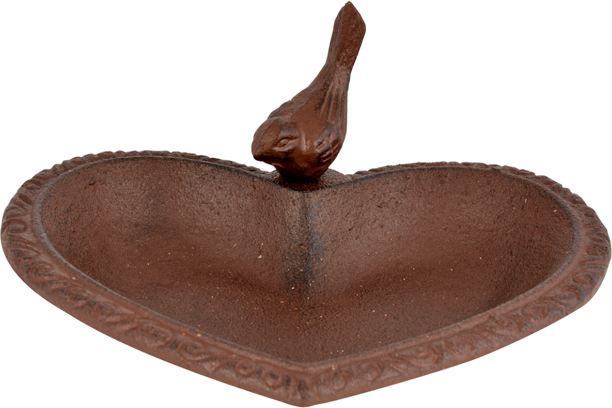 Esschert Design Vogeltränke ''Herz'' - 1 Stk