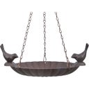 Esschert Design Hangend Vogelbad met 2 Vogels - 1 stuk