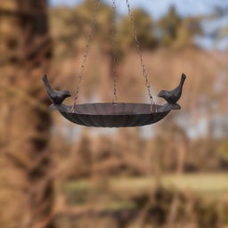 Esschert Design Hangend Vogelbad met 2 Vogels - 1 stuk