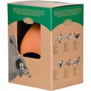 Beautiful vase shaped bird house for birds such as sparrows - Entry hole on the side