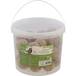 Esschert Design Palline di Grasso senza Rete - Secchio - 2,40 kg