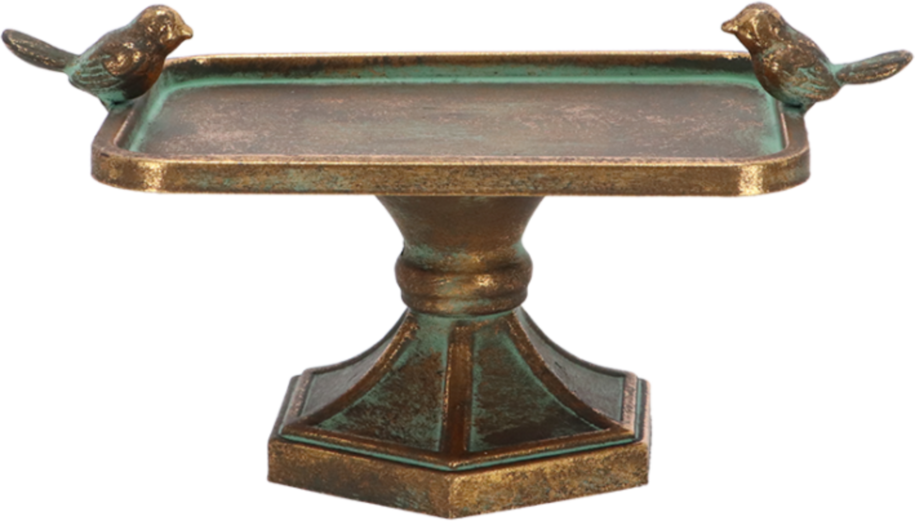 Esschert Design Aged Metal Vogeltränke - M