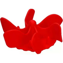 Eat Slow Live Longer - Gobble Stopper - Rosso