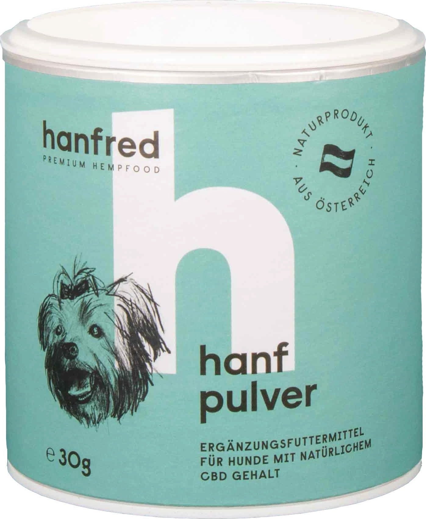 Hanfred Hanfpulver Hund - 30 g