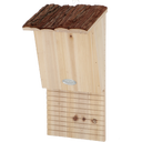 Bat Box with a Bark Roof