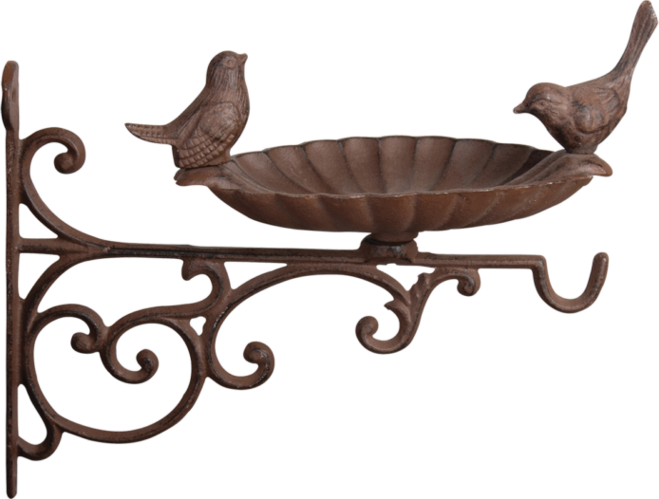 Esschert Design Wandfutterschale mit Haken - 1 Stk