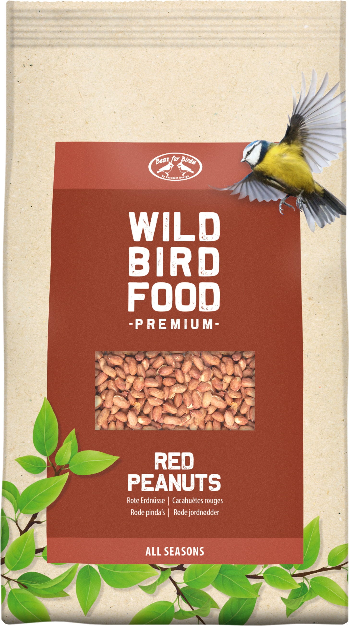Esschert Design Rote Erdnüsse - 1 kg