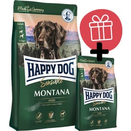 Happy Dog Supreme Montana Dry Food - 10 kg + 1 kg free