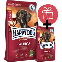 Happy Dog Trockenfutter Supreme Sensible Africa - 12,5 kg + 1 kg Gratis