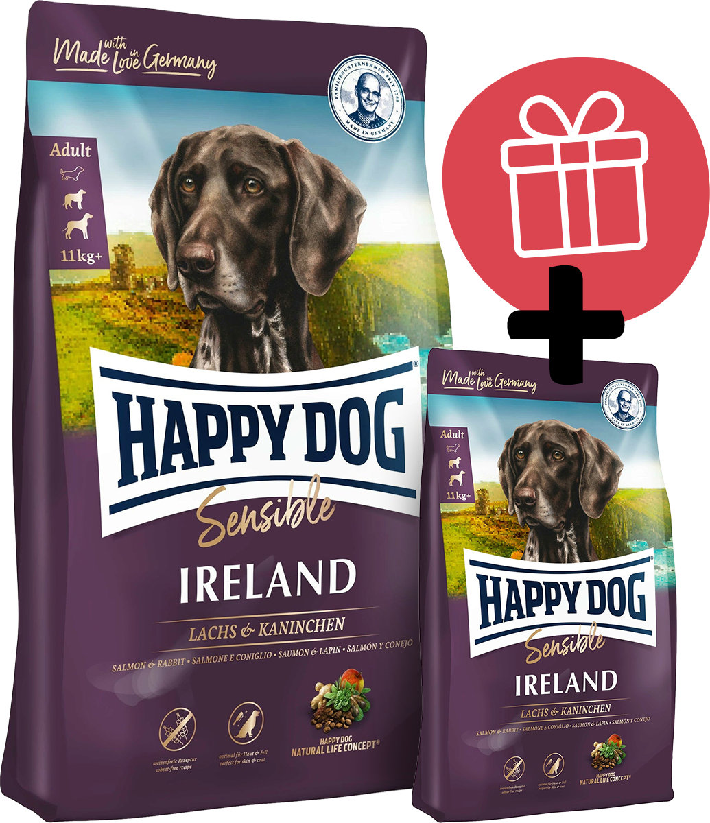 Happy Dog Trockenfutter Supreme Sensible Irland - 12,5 kg + 1 kg Gratis