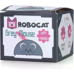Robocat Jouet Électronique pour Chats - Poisson - Gris