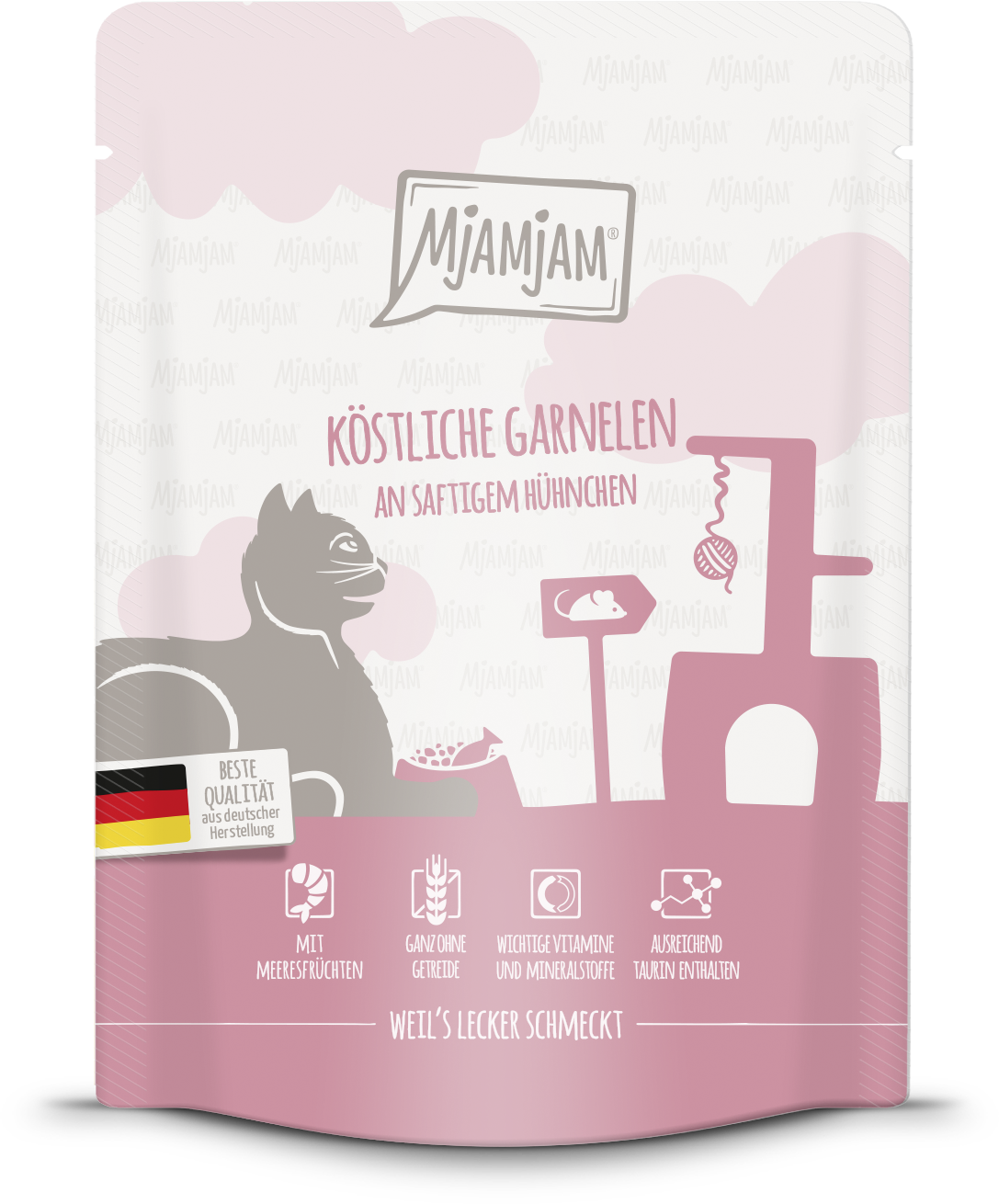Mjamjam Garnelen und Hühnchen Portionsbeutel - 300 g
