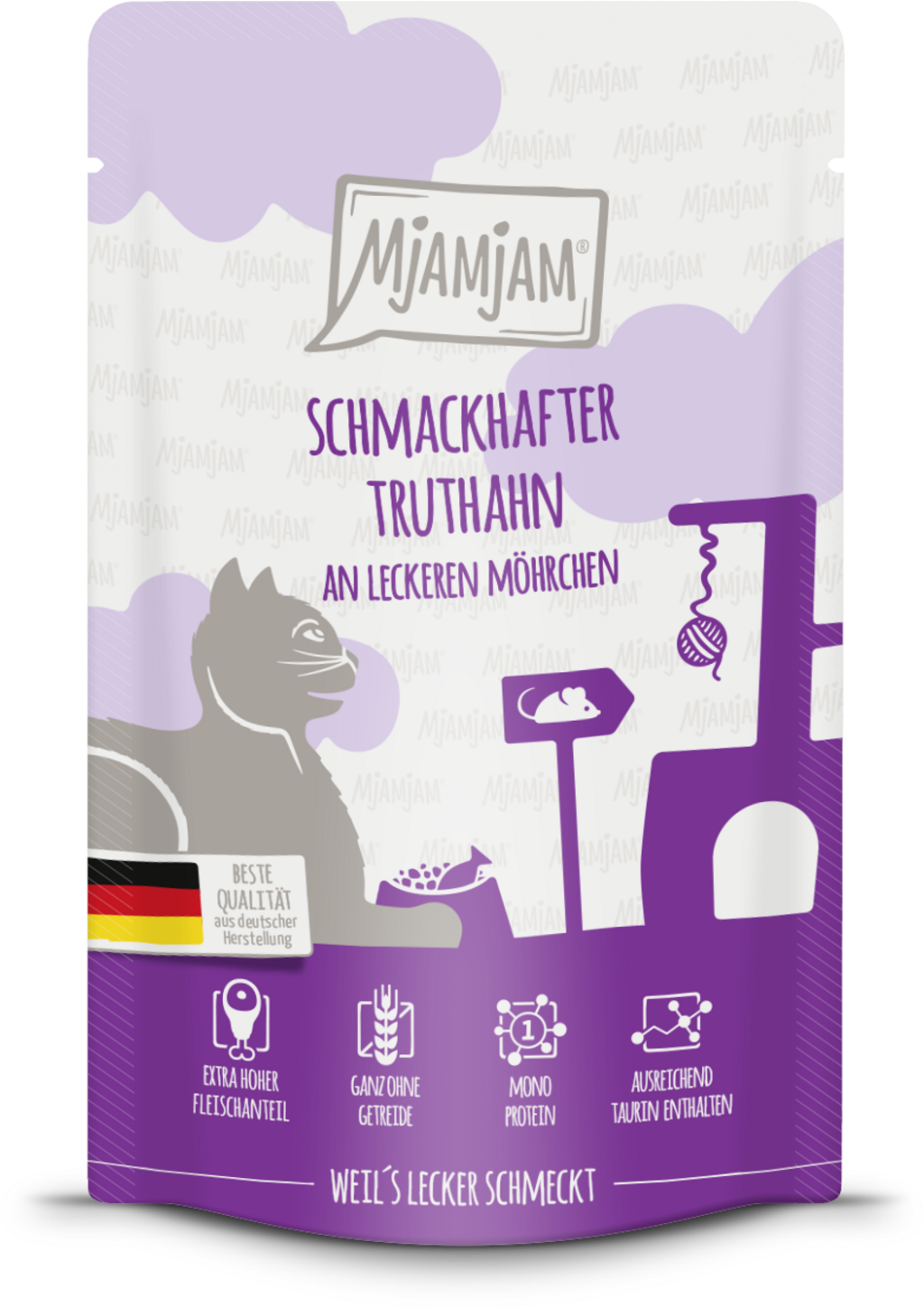 Mjamjam Truthahn und Karotten Portionsbeutel