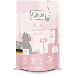 Mjamjam Kitten Huhn und Lachsöl Portionsbeutel