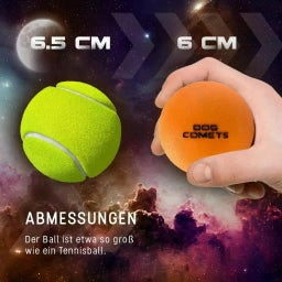 Dog Comets Stardust Orange - M (2er Pack)