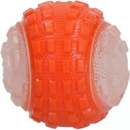 Dog Comets Glow In The Dark Moon Ball Orange - S