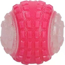 Dog Comets Glow In The Dark Moon Ball růžový - 