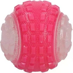 Dog Comets Glow In The Dark Moon Ball - Pink - 