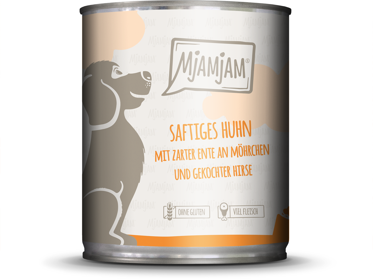 Mjamjam Huhn, Ente, Karotte und Hirse - 800 g