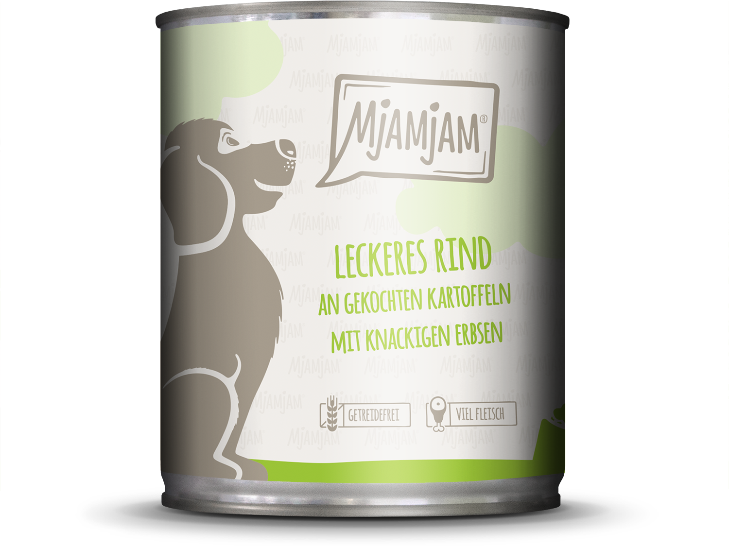 Mjamjam Rind und Kartoffel, Erbsen - 800 g