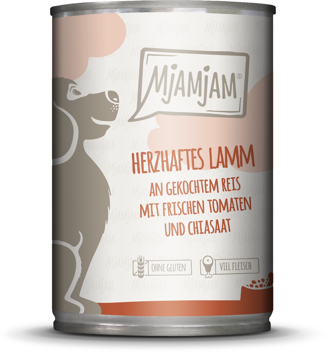 Mjamjam Lamm, Reis und Tomaten - 400 g