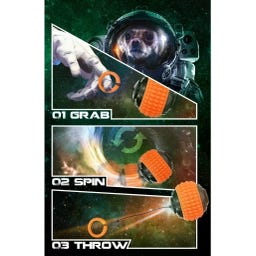 Dog Comets Blazar Jet - oranžová