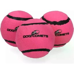Dog Comets Starlight Tennisbal - Roze - M (set van 3)