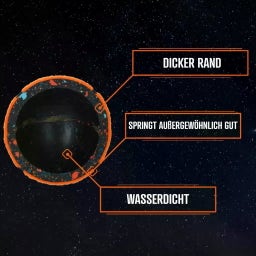 Dog Comets Starlight Tennisball Grün - S