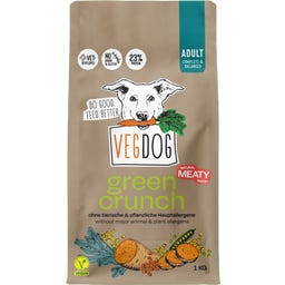 VEGDOG Suha pasja hrana - Green Crunch - 1 kg