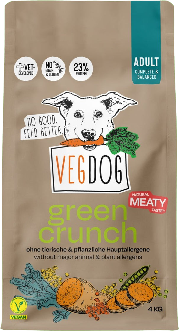 VEGDOG Green Crunch - 4 kg