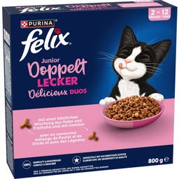 Felix JUNIOR Doppelt Lecker Geflügel - 800 g